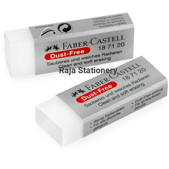 

alat tulis kantor atk Faber Castell Dust Free Eraser White Big / Penghapus Besar - KECIL / SMALL