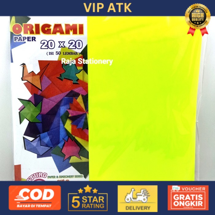 

Asturo Origami Paper 20x20 50 pcs alat tulis kantor atk