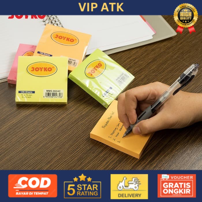

Joyko Memo Stick MMS-0654C / Memo Pelekat Joyko MMS-0654C alat tulis kantor atk