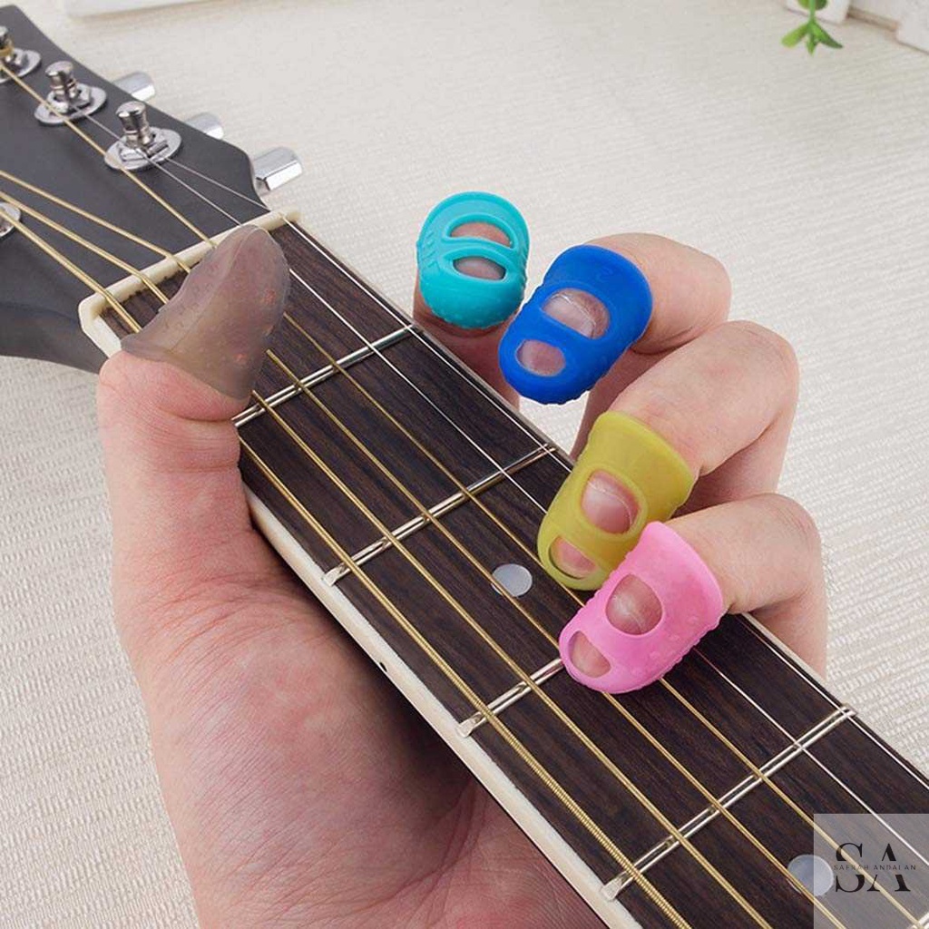 DLW Pelindung Jari Gitar Silicone Fingertip Protector 5 PCS - DLW-05