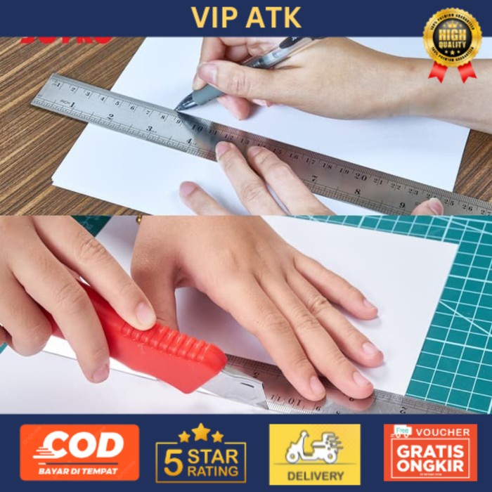

Joyko Ruler 30cm Stainless / Penggaris Besi RL-ST30 alat tulis kantor atk
