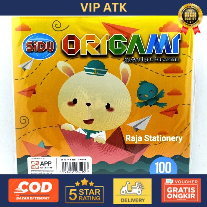 

Sidu Origami Paper 16x16 100pcs alat tulis kantor atk
