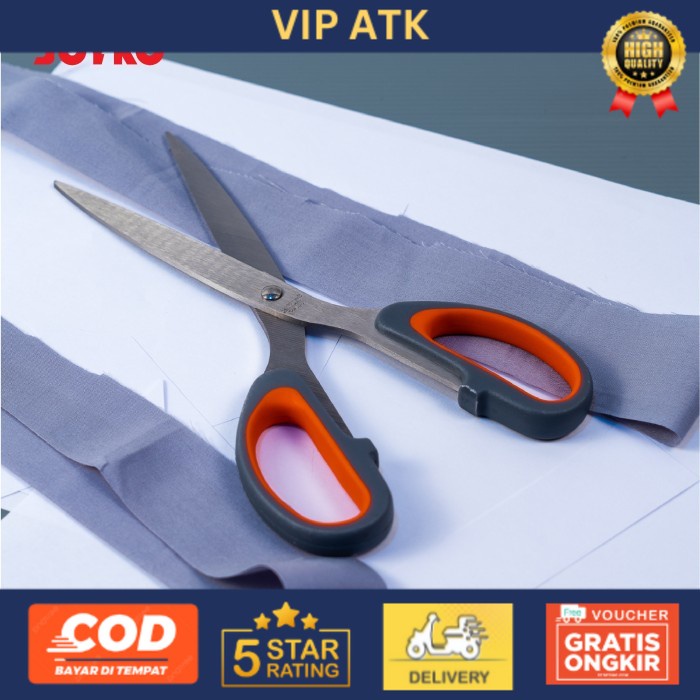 

Joyko Scissor Soft Grip SC-848SG / Gunting Joyko Pegangan Lembut alat tulis kantor atk