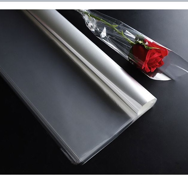 

Plastik Buket Bunga Kertas Bening Anti Debu Packaging Paper Flower Art Wrapping Waterproof Plastic