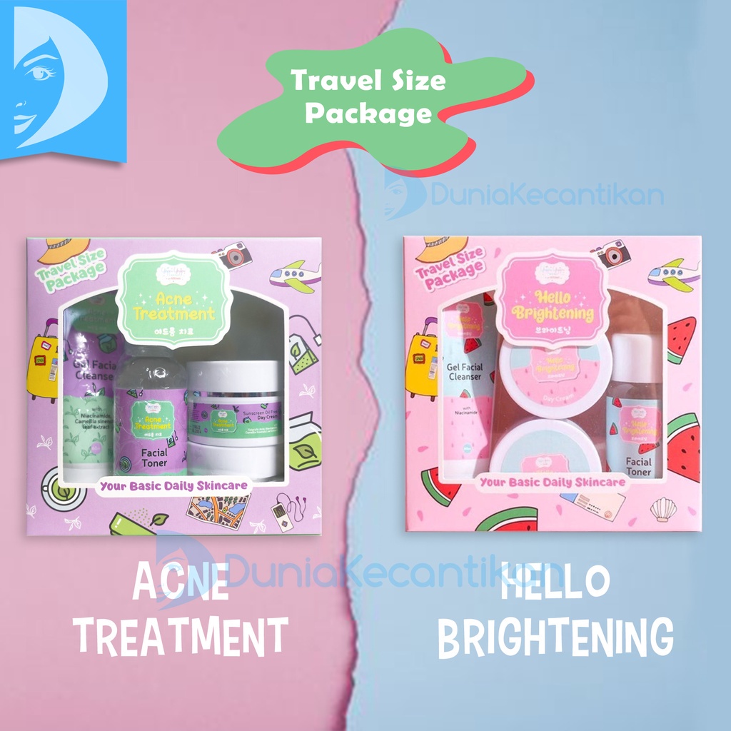 Yeppu Yeppu Paket Skincare Wajah Brightening Chingu By Kiyowo Acne Treatment  Yeppu Yeppu Kiyowo