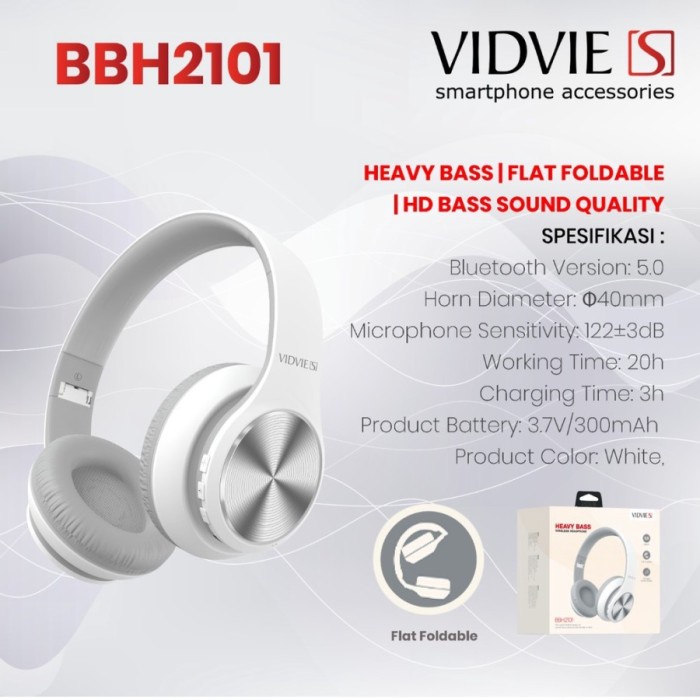 Vidvie S Headphone Bluetooth Headset Overear BBH2101