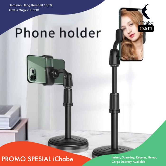 Phone Holder Penyangga Hp HD 25 Tiktok Live L7/Stand Handphone Tongsis HD25/ Holder Stand Meja HD-25