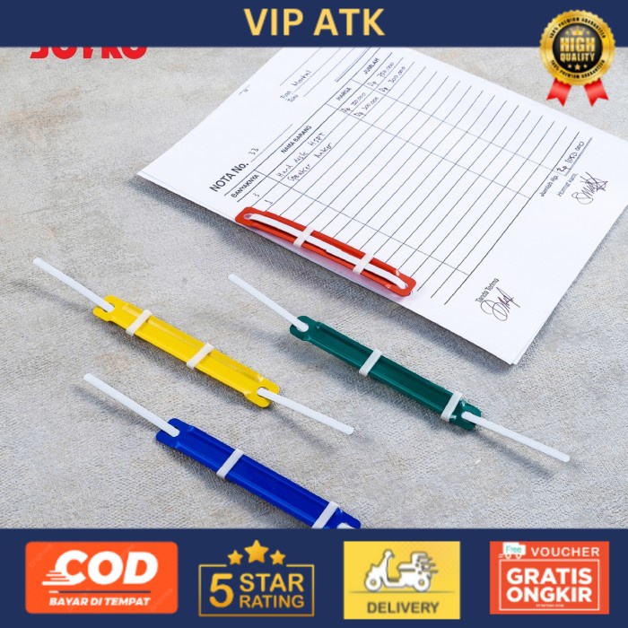 

Joyko Paper Fastener / Pengikat Kertas Acco Plastik Joyko PF-50C alat tulis kantor atk