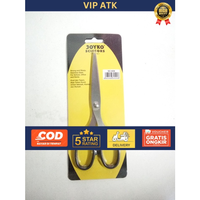 

Gunting Joyko SC-838 alat tulis kantor atk