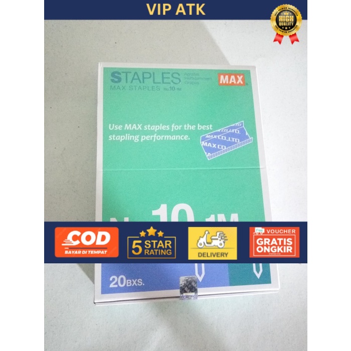 

Isi Staples Max No.10-1M alat tulis kantor atk