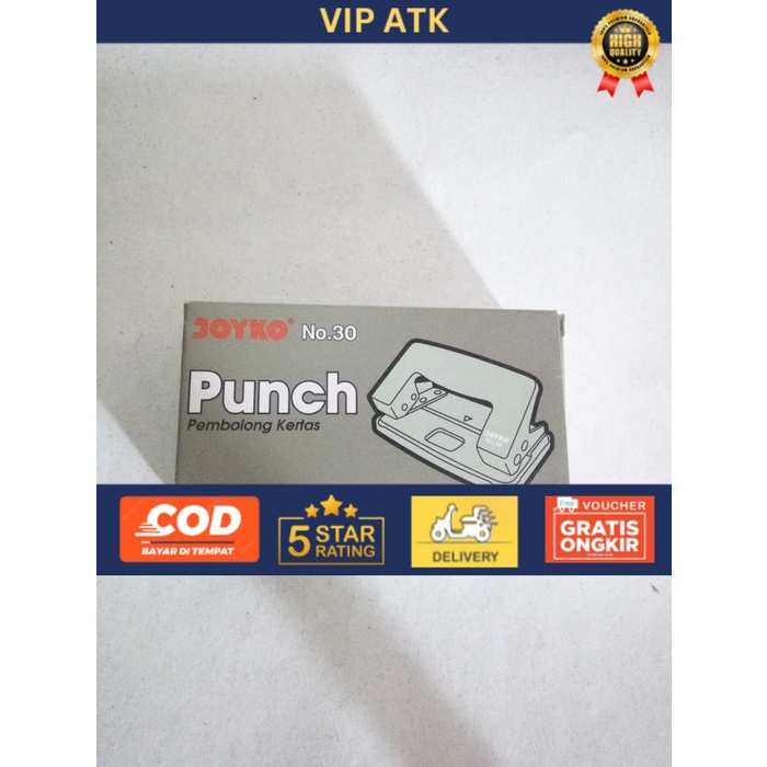 

Pembolong Kertas Joyko No.30 alat tulis kantor atk