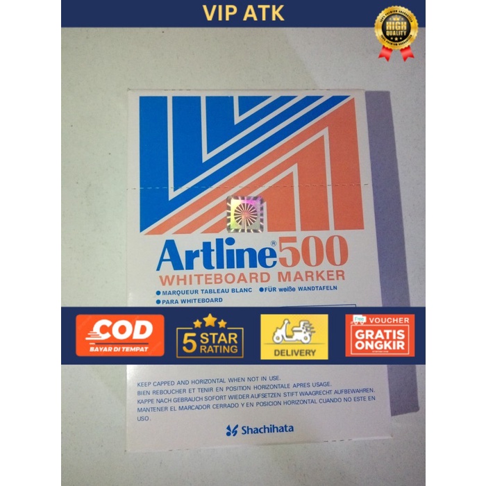 

Spidol Artline 500 White Board Marker alat tulis kantor atk