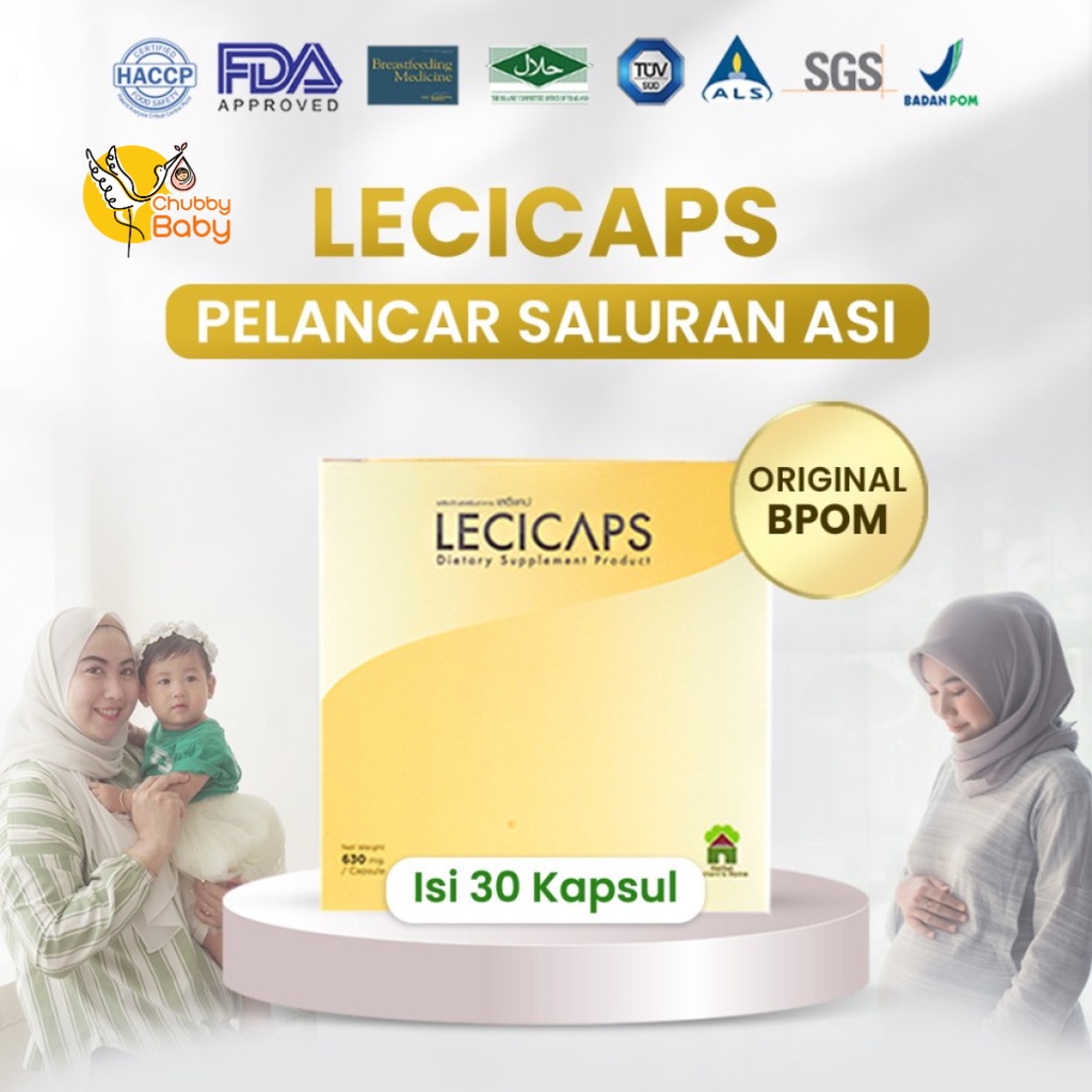 Lecicaps 30pcs | Pelancar Saluran Asi