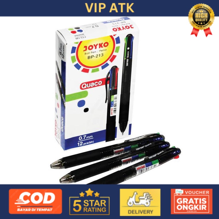 

Joyko Quaco Pen 4 Warna BP-213