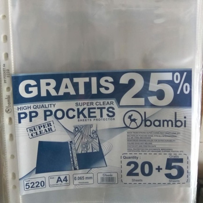 PP Pocket Bambi A4