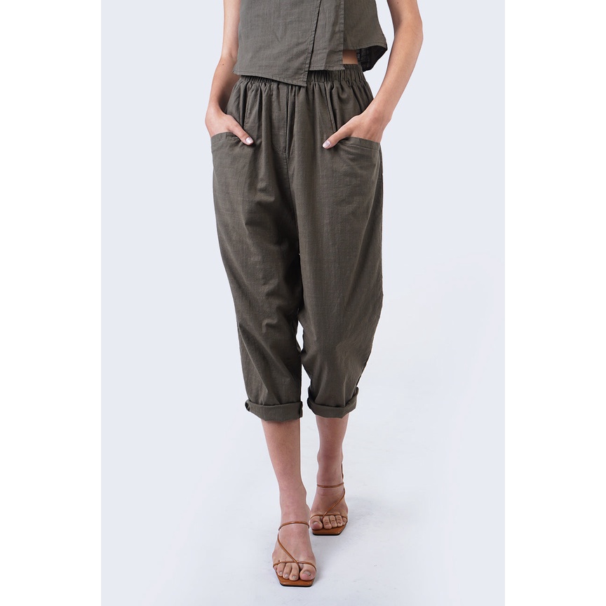 BodyTalk Celana Panjang Wanita Enya Army Online 43069T5AR