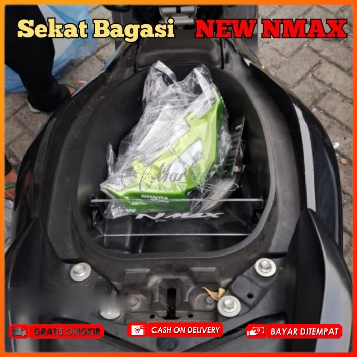 Sekat Bagasi NEW NMAX 2020 2021 2022 2023 Pemisah Bagasi Jok NEW Nmax