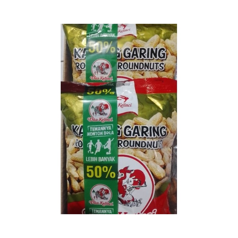 

Kacang KULIT Garing Dua Kelinci Bonus 50%
