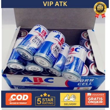 Battery Baterai ABC BIRU Besar Ukuran D R20S