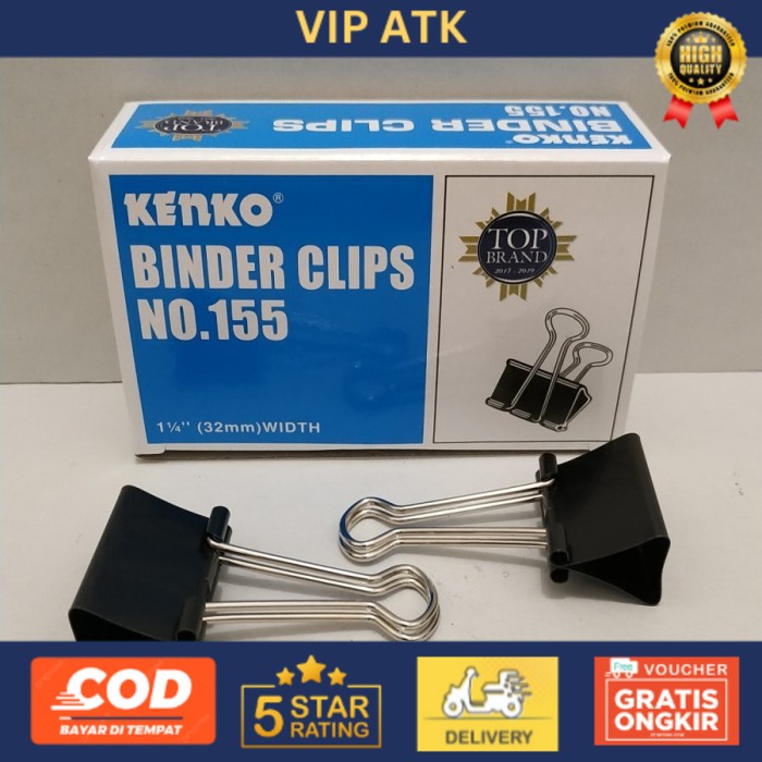 

Binder Clips Kenko No. 155