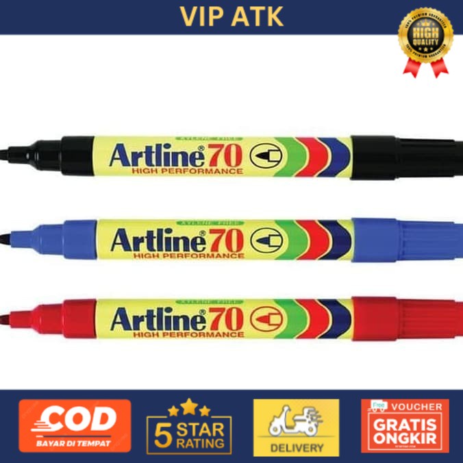 

Spidol Artline 70 Permanen Marker - Hitam