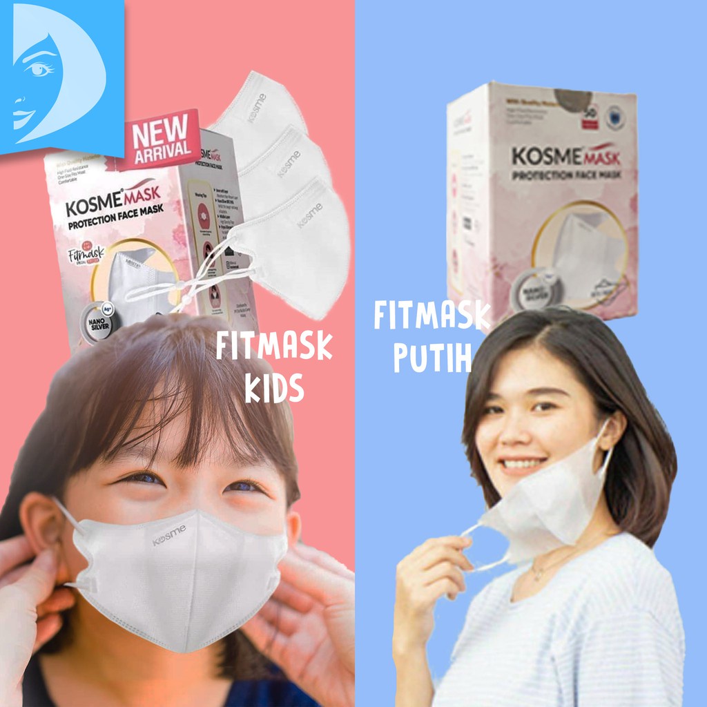 Kosme Mask Fitmask / Masker Duckbill / Fitmask Kids Kosmemask Promax X Rans Masker Anti Jerawat - 1 