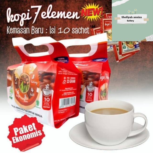 

KOPI 7 ELEMEN ISI 10 SACHET HNI HPAI