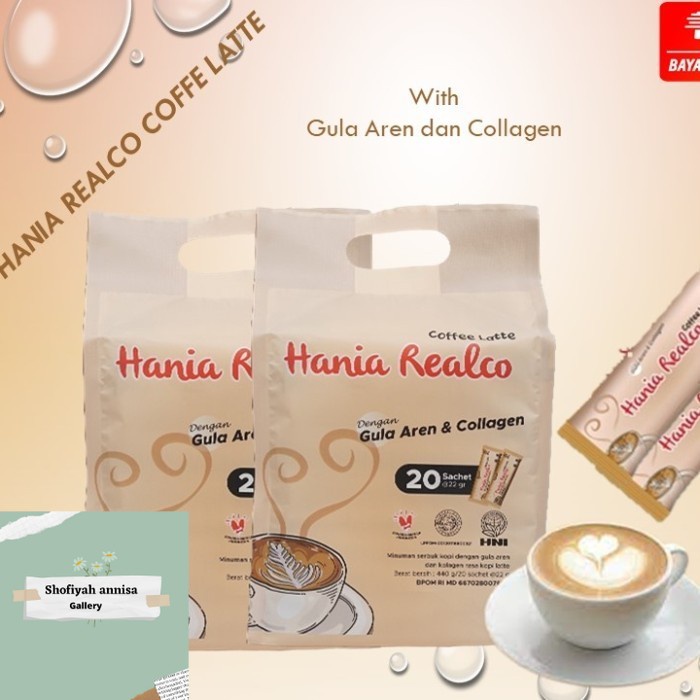 

Hania Realco Latte HNI HPAI || KOPI || isi 10 sachet