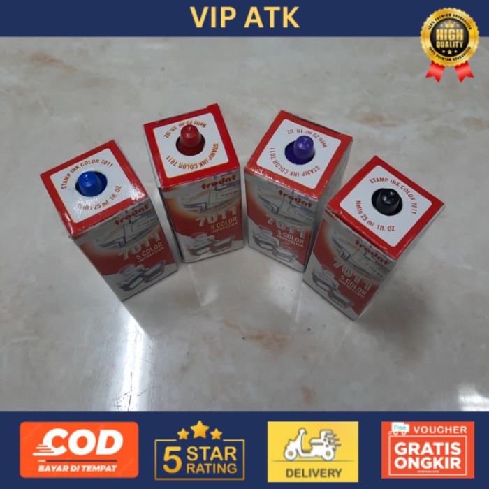 

Tinta Stempel Trodat 7011 - Biru - Merah