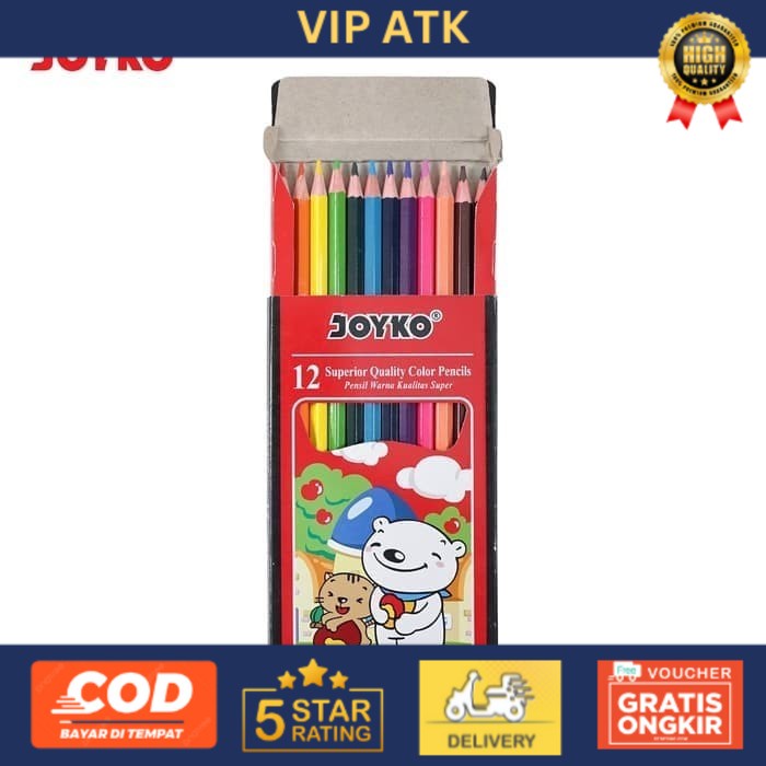 

Pensil Warna 12 Warna Joyko CP-12PB Color