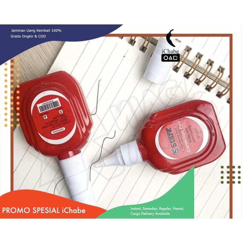 

[Bisa COD] NA Correction Pen STARK 1 Pcs Quick Dry / Tip Ex Cair Satuan Pena