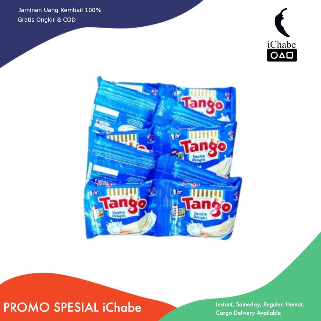 

(Bisa COD) Wafer Renyah Tango Rasa Vanilla Coklat Javamocca Tiramisu Chocolate Kemasan terbaru Renceng Choco Cokelat