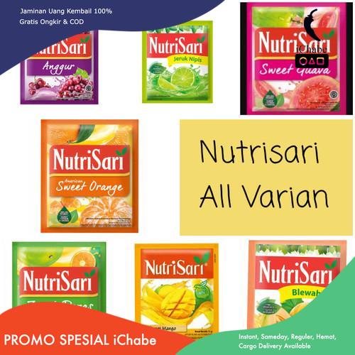 

(Bisa COD) Minuman Serbuk Instant NutriSari Aneka Rasa Sachet 1 Renceng Best seller Bubuk Drink