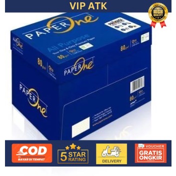 

Gojek-Grab PAPERONE Q4 Kuarto Letter 80 gr KERTAS HVS PRINT Box Dus