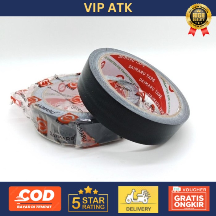 

Lakban kain Hitam Daimaru 1,5 inch