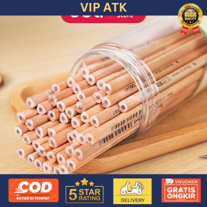 

Deli Pensil Kayu/ Pencil - 2B 50pcs/Tabung - S907