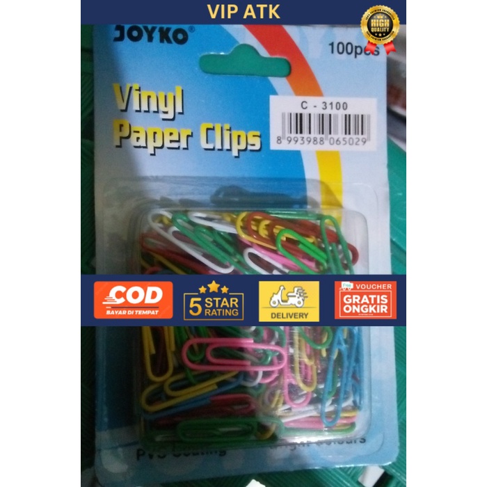 

PaperClip Warna Warni Joyko C-3100