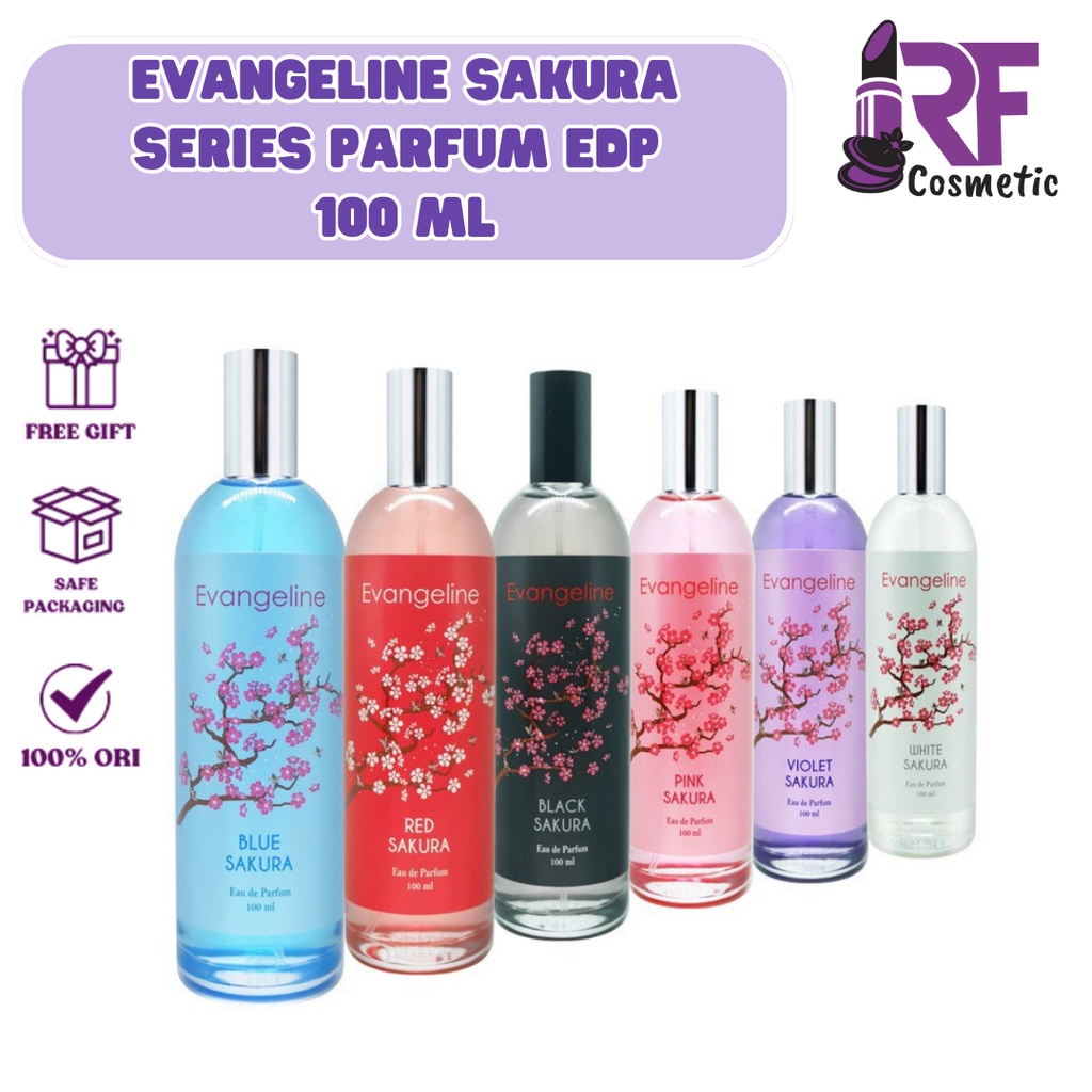 EVANGELINE Sakura Series Parfum EDP 100 ml - RF KOSMETIK KENDARI