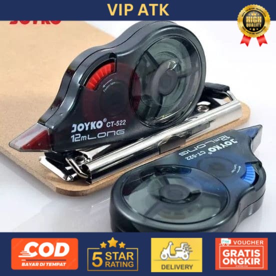 

CORRECTION TAPE TIPEX KERTAS JOYKO CT 522 / TIP EX