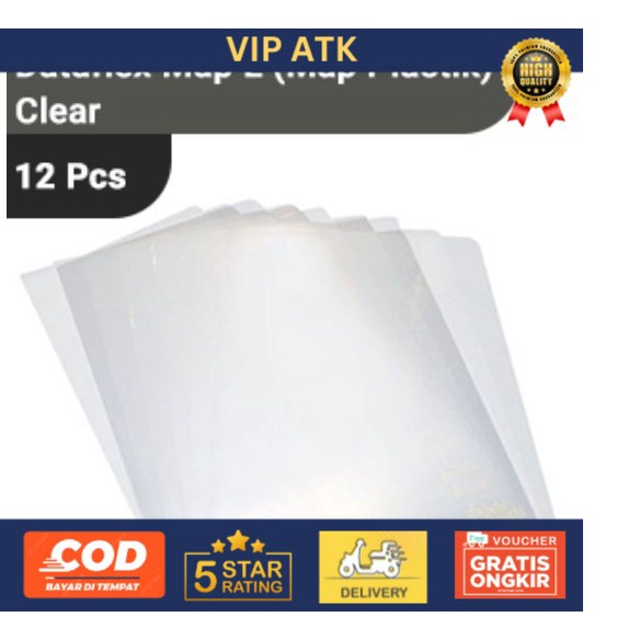 

MAP L PLASTIK CLEAR SLEEVE BENING MURAH A4 / F4 [LUSIN - 12 PCS] - A4