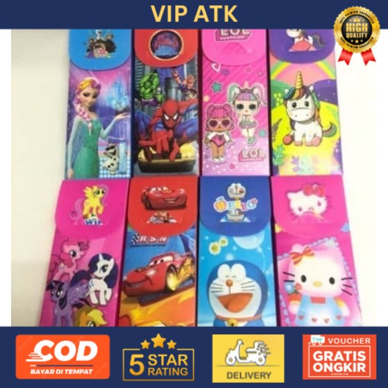 

TEMPAT PENSIL LIPAT / KOTAK PENSIL RAKIT - RANDOM