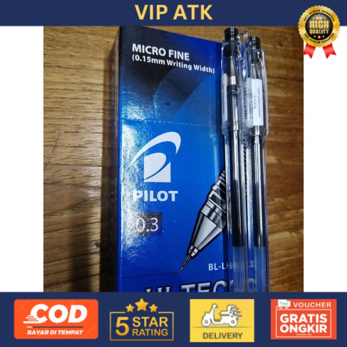 

PEN PILOT HI TEC-C HITEC 0.25/0.3/0.4 - Biru, 0.3