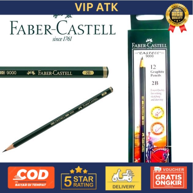 

PENSIL 2B FABER CASTELL (12 pcs)