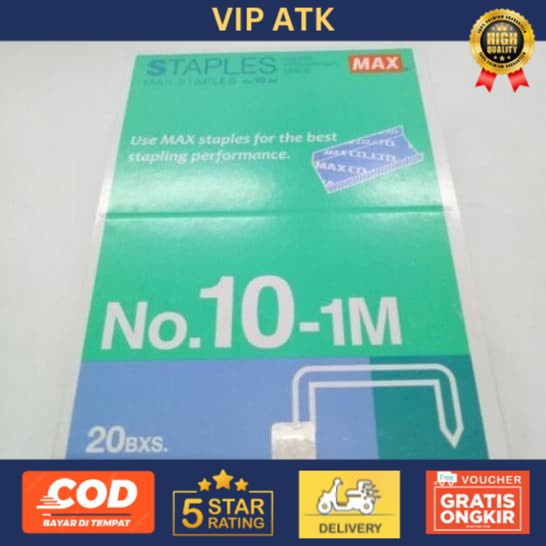 

[ PACK ] Isi Staples Max No 10 / Isi Staples Kecil