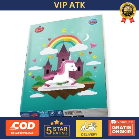 

MURAH!! BUKU TULIS SIDU 38 LBR / BUKU SEKOLAH [PACK]