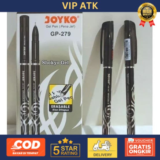 

PULPEN / PEN GEL JOYKO SHOKYO ERASABLE GP 279 ( TINTA BISA DIHAPUS) - ODEMEI