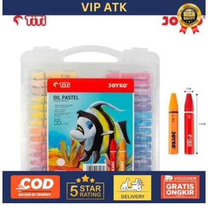 

CRAYON KRAYON TITI 55 WARNA OIL PASTEL