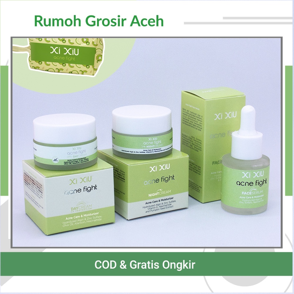 {ACEH} XI XIU Acne Fight Day Cream | Night Cream | Serum Acne