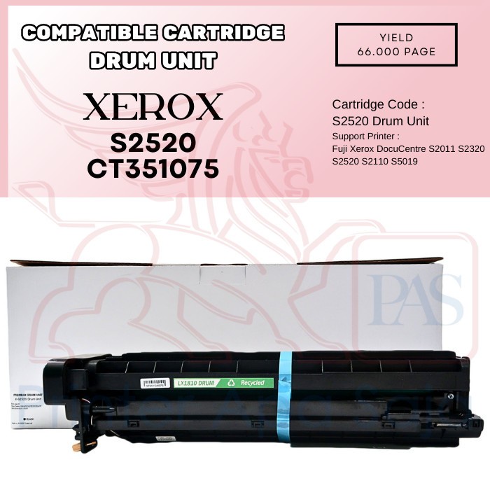 COMPATIBLE CARTRIDGE DRUM UNIT XEROX DOCUPRINT S2520 CT351075