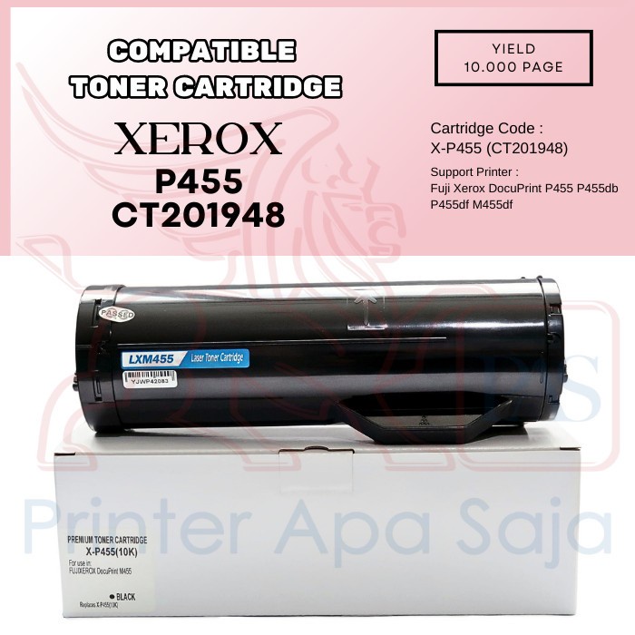 COMPATIBLE TONER CARTRIDGE XEROX P455 M455 CT201948